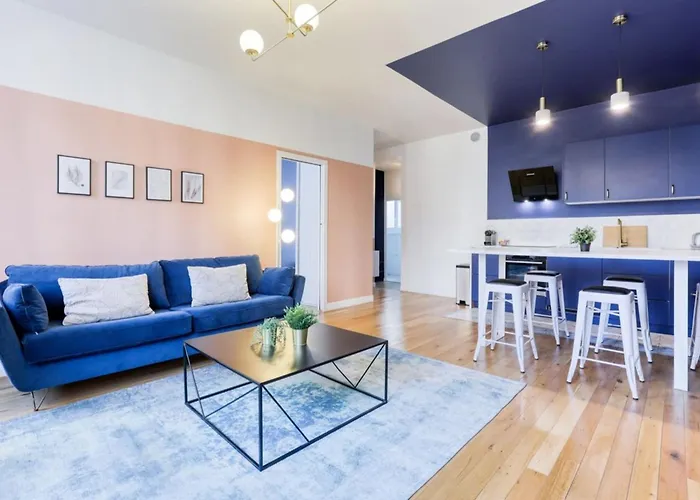 Blue Design 2bdr Flat In The Heart Of Bastille Lägenhet Paris