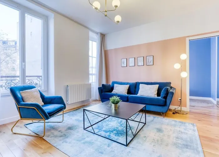 Lägenhet Blue Design 2bdr Flat In The Heart Of Bastille Paris
